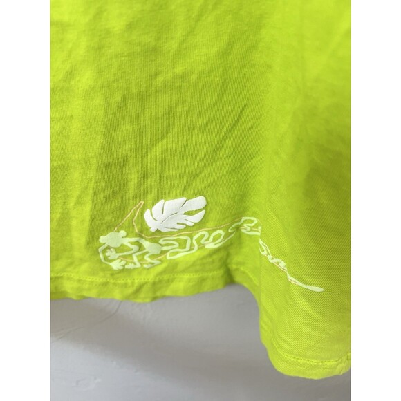 The Nike Tee Sportswear Spring Break Tank Top Lime Green Cotton Size Large ASOS - Picture 7 of 8